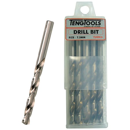 Teng Tools Drill Bits Fully Ground 4.2mm 10 Pcs DBX042
